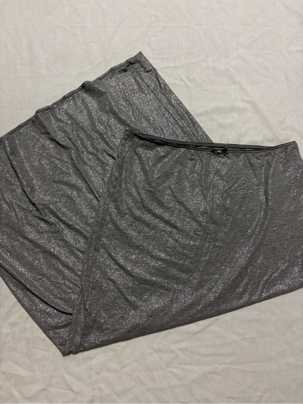 Aerie Silver Maxi Skirt